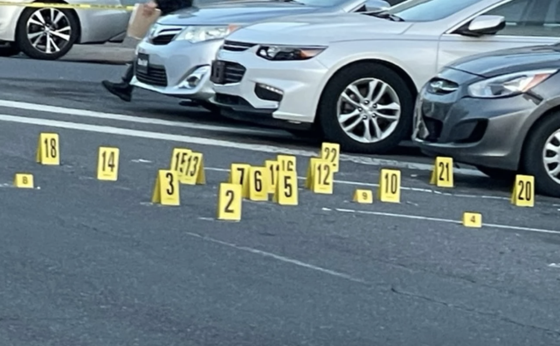 Police evidence after Philadelphia shooting